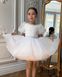 Сукня Адель біла для дівчинки від Mini Queenie &mdash; вигляд 1