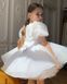 Сукня Адель біла для дівчинки від Mini Queenie &mdash; вигляд 3