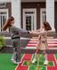 Костюм трійка Олівія бежевий для дівчинки від Mini Queenie &mdash; вигляд 1