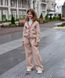 Костюм трійка Олівія бежевий для дівчинки від Mini Queenie &mdash; вигляд 3
