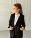 Піджак з поясом і штани палаццо для дівчинки від Mini Queenie &mdash; вигляд 3