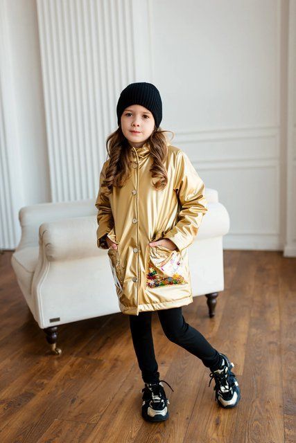 Демі куртка Мерлін для дівчинки &mdash; Mini Queenie
