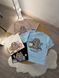 Футболка Pusheen в навушниках для дівчинки від Mini Queenie &mdash; вигляд 1