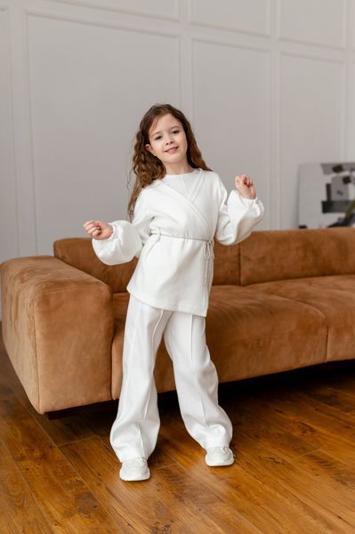 Кардиган та штани кльош для дівчинки &mdash; Mini Queenie