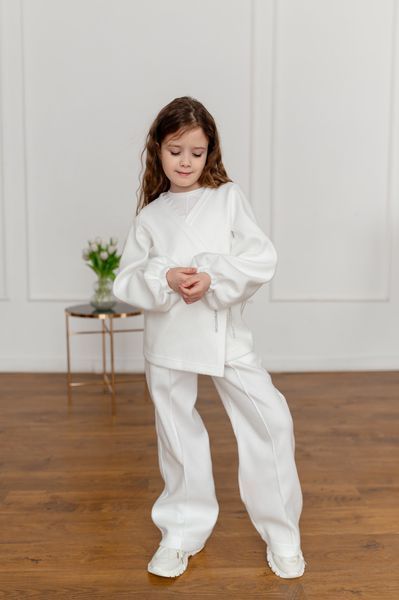 Кардиган та штани кльош для дівчинки &mdash; Mini Queenie