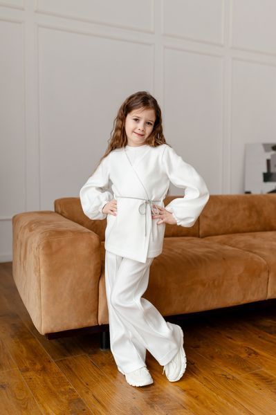 Кардиган та штани кльош для дівчинки &mdash; Mini Queenie