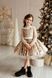 Сукня Бель паєтка золота для дівчинки від Mini Queenie &mdash; вигляд 2