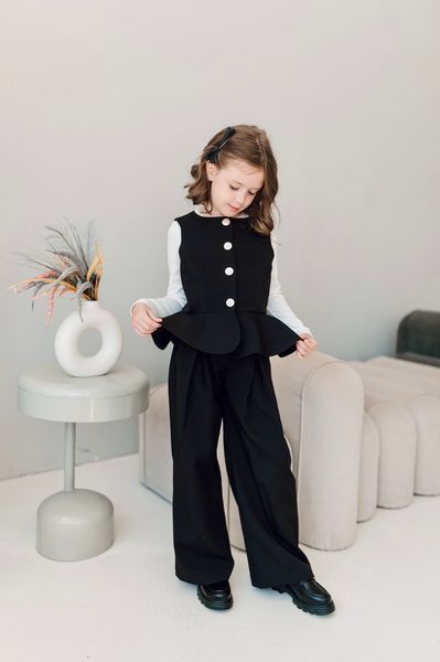 Жилетка Джейн та штани палаццо для дівчинки &mdash; Mini Queenie
