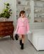 Костюм Трініті зі спідницею рожевий для дівчинки від Mini Queenie &mdash; вигляд 5