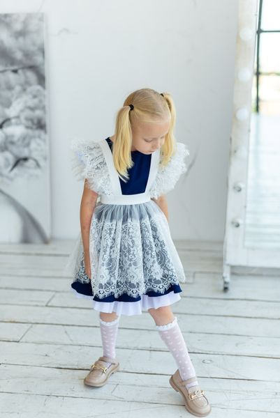 Сукня Софі з під'юбником та фартухом для дівчинки &mdash; Mini Queenie