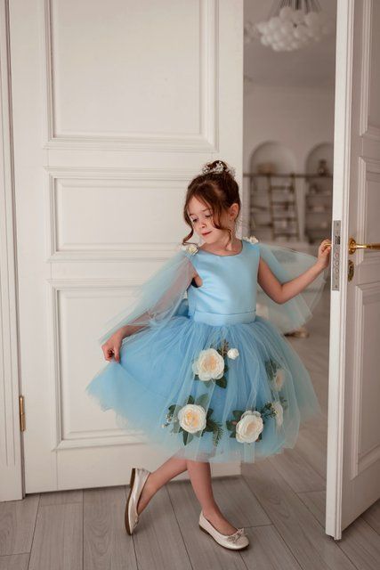 Сукня Піон зі крильцями для дівчинки &mdash; Mini Queenie