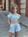 Сорочка, топ та шорти муслін для дівчинки від Mini Queenie &mdash; вигляд 1