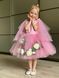 Сукня Піон зі крильцями рожева для дівчинки від Mini Queenie &mdash; вигляд 1