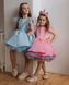 Сукня Бель із спідницею Лілі рожева для дівчинки від Mini Queenie &mdash; вигляд 3