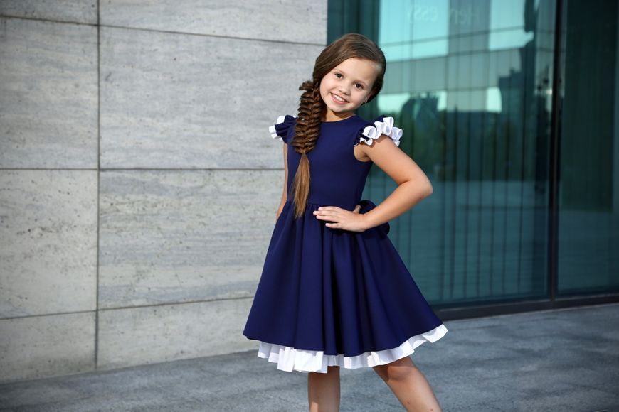 Сукня Софі з під'юбником та фартухом для дівчинки &mdash; Mini Queenie