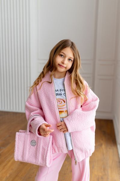 Бомбер Зара букле для дівчинки &mdash; Mini Queenie