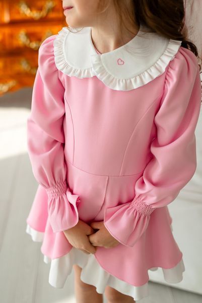 Сукня Айворі міні рожева для дівчинки &mdash; Mini Queenie