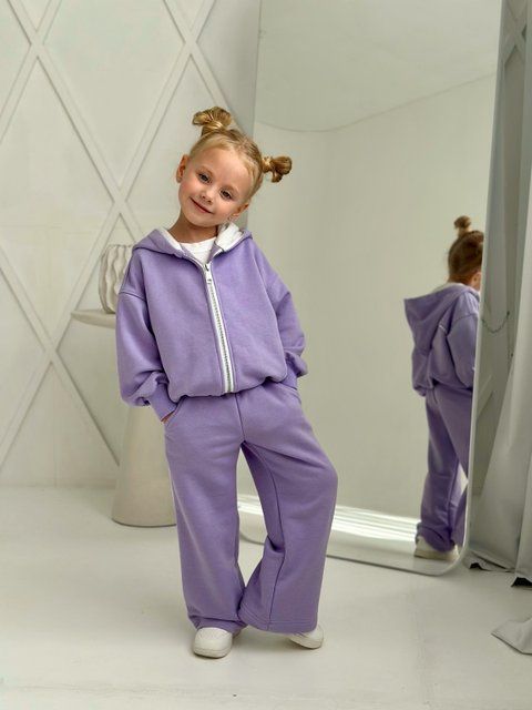 Спортивний костюм Сінті зі змійкою для дівчинки &mdash; Mini Queenie