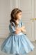 Сукня Адель люрекс блакитна для дівчинки від Mini Queenie &mdash; вигляд 8