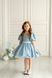 Сукня Адель люрекс блакитна для дівчинки від Mini Queenie &mdash; вигляд 9