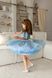 Сукня Адель люрекс блакитна для дівчинки від Mini Queenie &mdash; вигляд 3