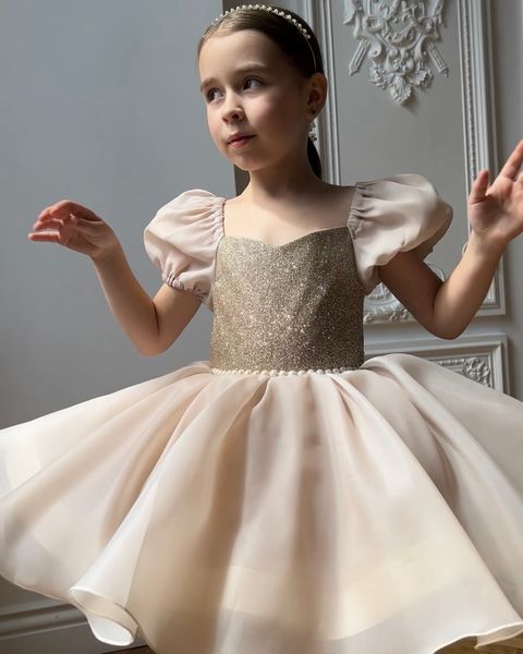 Сукня Аврора органза для дівчинки &mdash; Mini Queenie