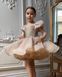 Сукня Аврора органза для дівчинки від Mini Queenie &mdash; вигляд 1