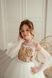 Сукня Тіана довга біла з золотими паєтками для дівчинки від Mini Queenie &mdash; вигляд 5