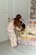 Піжама Еліза біла принт фотоапарат для дівчинки від Mini Queenie &mdash; вигляд 2