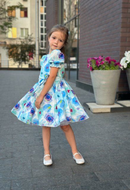 Сукня Лінда з під'юбником для дівчинки &mdash; Mini Queenie