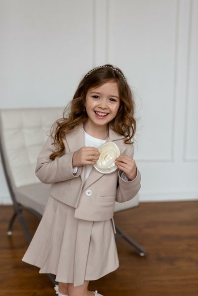 Піджак Трініті та спідниця для дівчинки &mdash; Mini Queenie