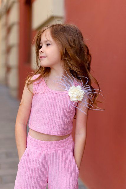 Топ та штани для дівчинки &mdash; Mini Queenie