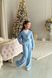 Комплект Олівія кофта та штани блакитний для дівчинки від Mini Queenie &mdash; вигляд 6