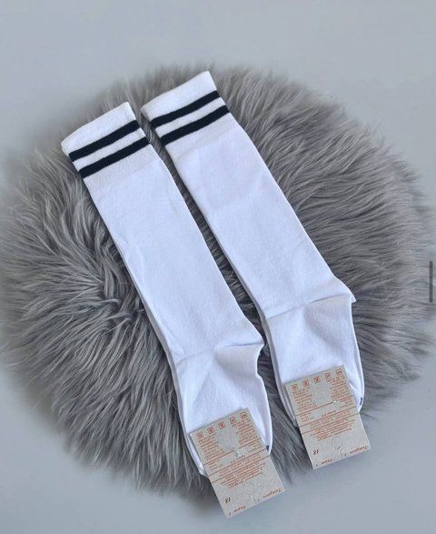 Гольфи зі смужками, Білий