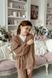 Кардиган та штани кльош коричневий для дівчинки від Mini Queenie &mdash; вигляд 4