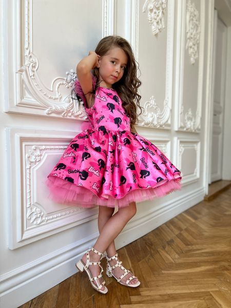 Сукня Барбі рожева для дівчинки &mdash; Mini Queenie