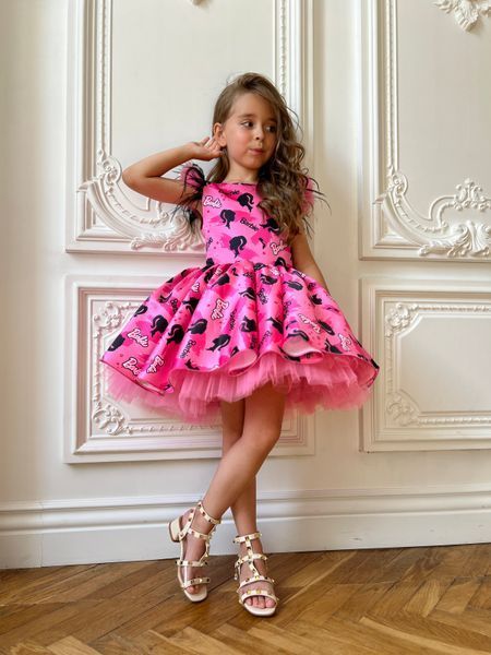 Сукня Барбі рожева для дівчинки &mdash; Mini Queenie