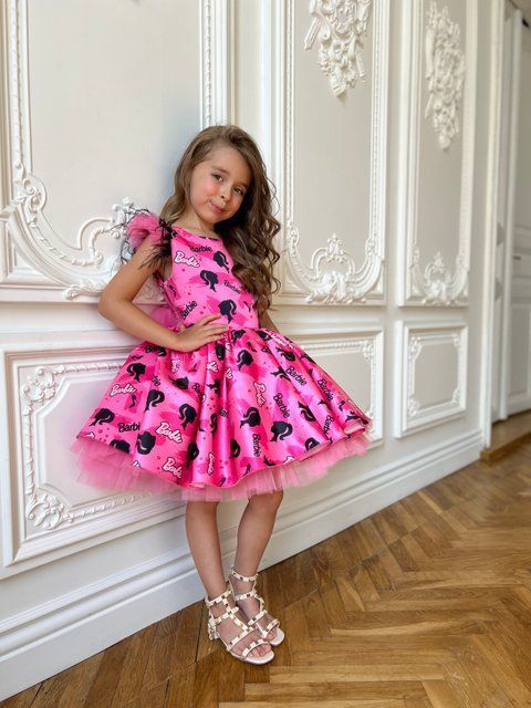 Сукня Барбі рожева для дівчинки &mdash; Mini Queenie