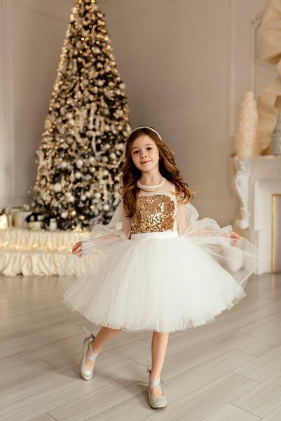 Сукня Тіана із паєтками для дівчинки &mdash; Mini Queenie