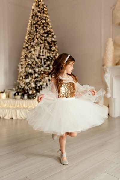 Сукня Тіана із паєтками для дівчинки &mdash; Mini Queenie