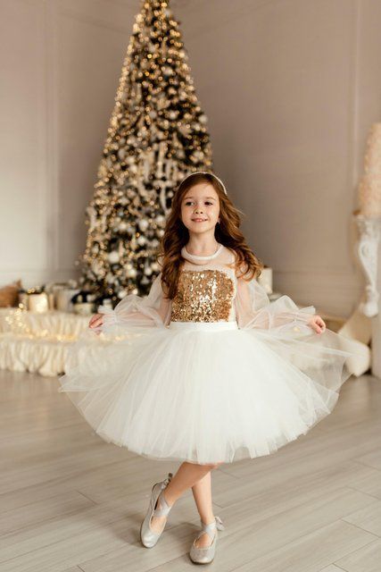 Сукня Тіана із паєтками для дівчинки &mdash; Mini Queenie