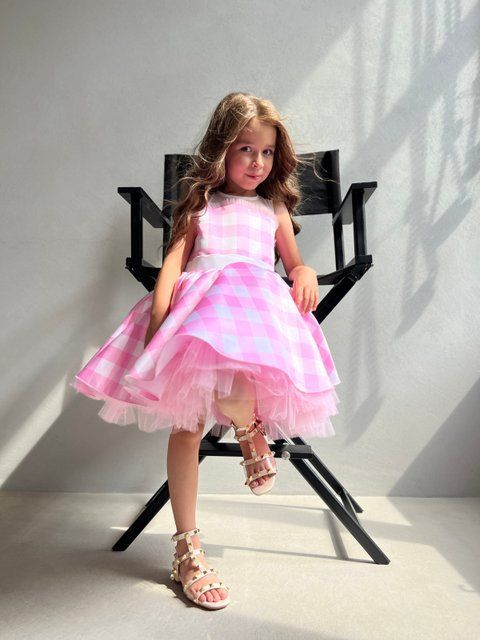 Сукня Барбі рожева для дівчинки &mdash; Mini Queenie