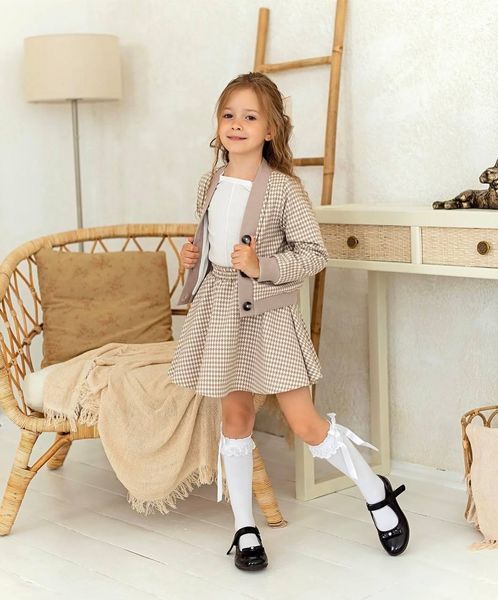 Кофта Олівія та спідниця для дівчинки &mdash; Mini Queenie
