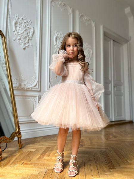 Сукня Тіана бежева для дівчинки &mdash; Mini Queenie