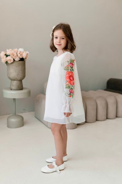 Сукня Жасмін з принтом на рукавах для дівчинки &mdash; Mini Queenie