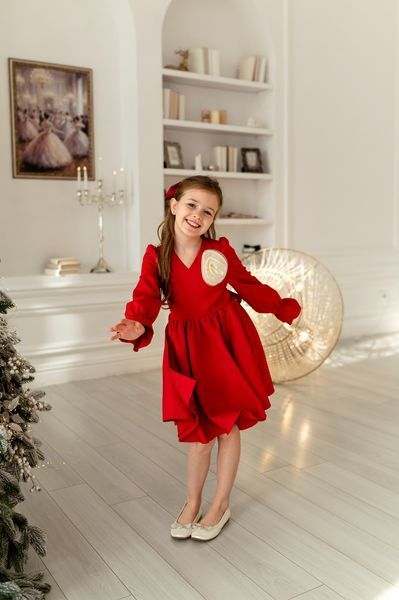 Сукня Злата костюмка для дівчинки &mdash; Mini Queenie