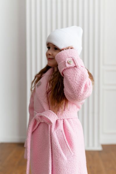 Пальто Фібі букле для дівчинки &mdash; Mini Queenie