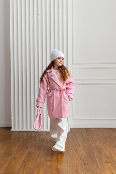 Пальто Фібі букле для дівчинки &mdash; Mini Queenie