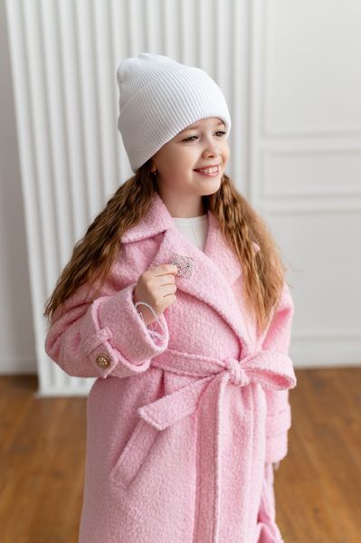 Пальто Фібі букле для дівчинки &mdash; Mini Queenie