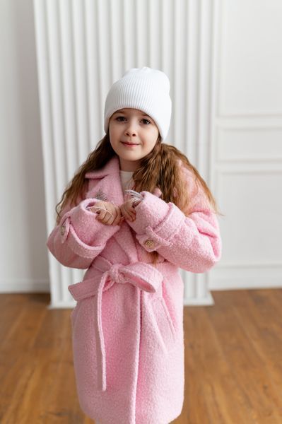 Пальто Фібі букле для дівчинки &mdash; Mini Queenie